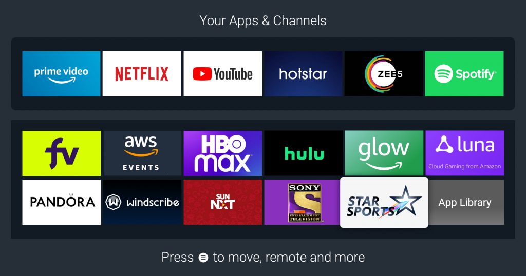 Amazon Fire TV App