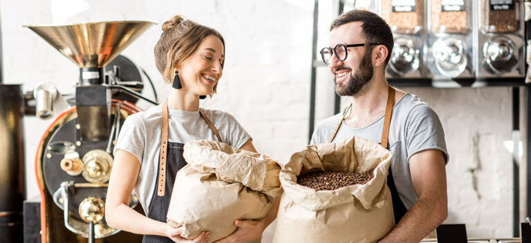 Business owners with their inventory which are current assets